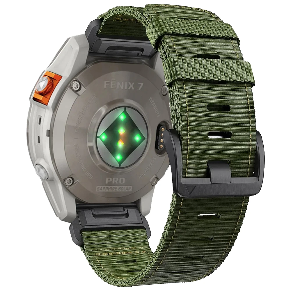 Braided Nylon Watch Strap for Garmin Fenix 7X 7 Braided Nylon Watch Strap for Garmin Fenix 7X - Image 7