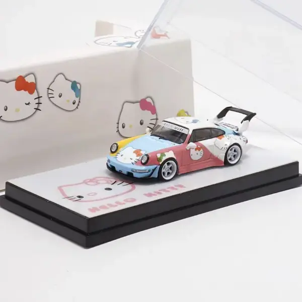 Flame 1:64 Porsche RWB Collector Car Model - Image 8
