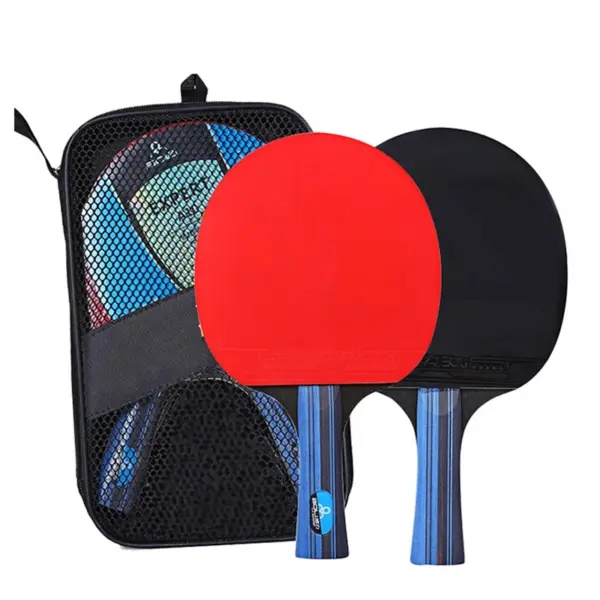 Professional Table Tennis Racket Set with Case - Image 10