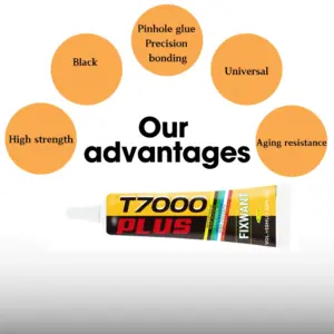 FIXWANT T7000 Plus Black Cellphone Repair Adhesive 15ml 8 Sed3f80667ed0456aa27cf01101f1246ab
