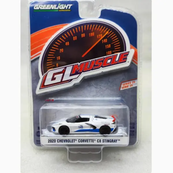 1/64 Scale Chevrolet Corvette C8 Diecast Model - Image 2