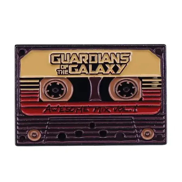 Retro Enamel Music Badge Pin for Backpacks - Image 4