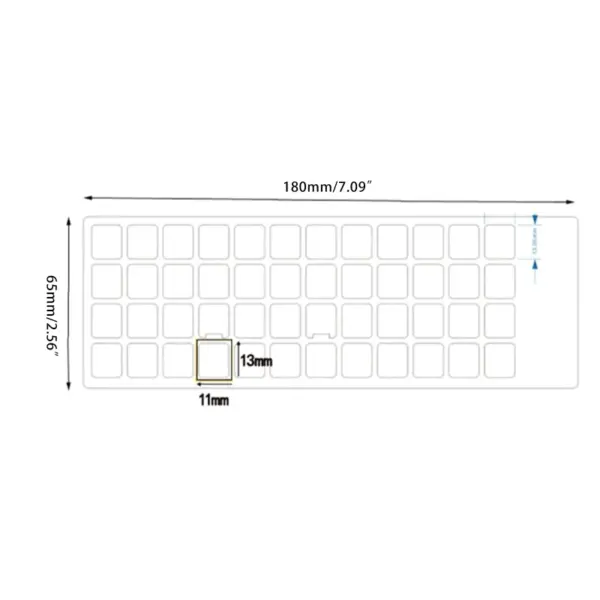 3PCS Ukrainian Language Keyboard Stickers Set - Image 6