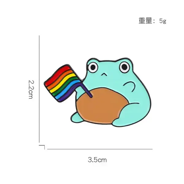 Pepe The Frog Meme Enamel Pin Badge for Bags - Image 9