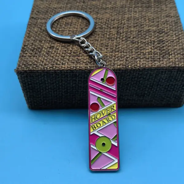 Back To The Future Marty McFly Hoverboard Keychain - Image 3