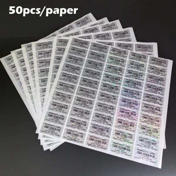 Tamper Proof Holographic Security Stickers 300pcs - Image 5