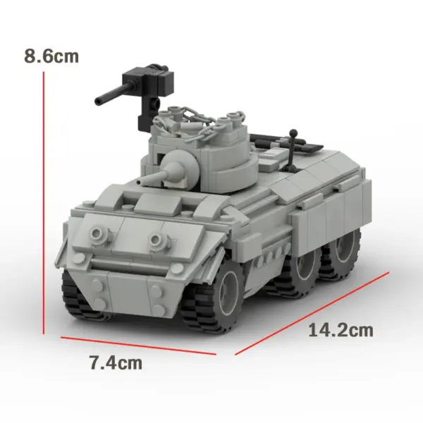 WW2 Military Truck Building Block Model - Image 6