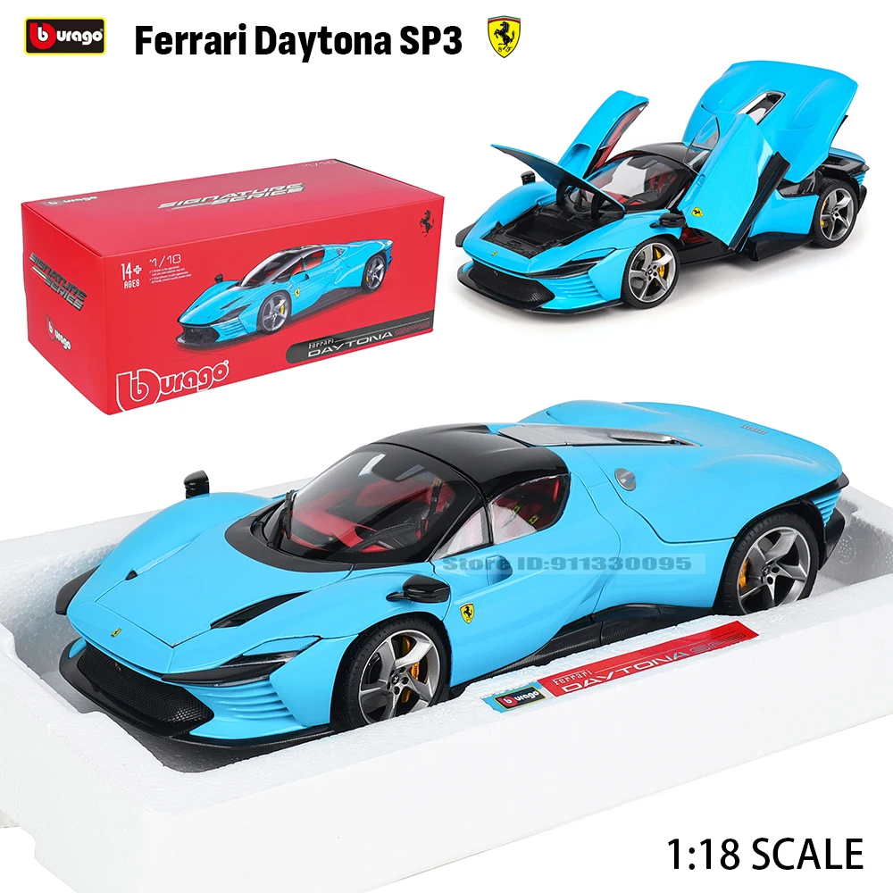 Bburago 1:18 Ferrari Daytona SF90 Diecast Model 7 Bburago 1:18 Ferrari Daytona SF90 Diecast Model - Image 7