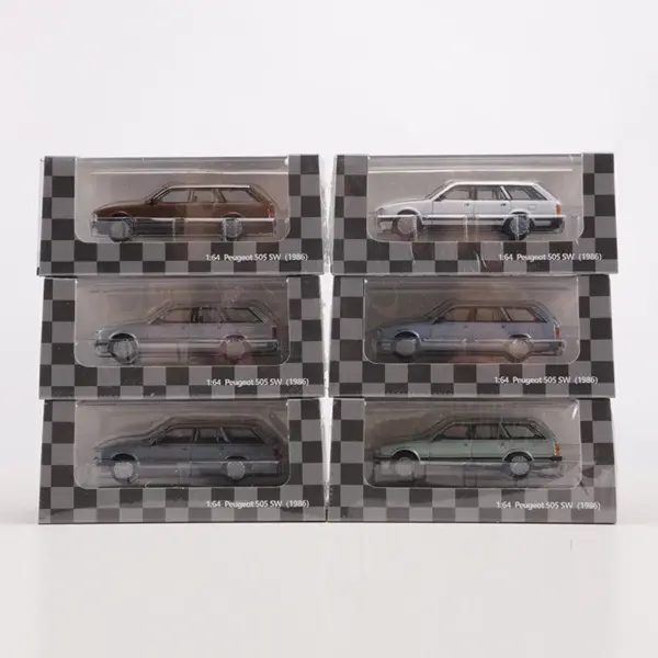 Peugeot 505SW Brown Metallic Diecast Model Car - Image 4