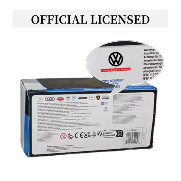1:36 VW T1 Bus Pullback Diecast Toy Car - Image 5