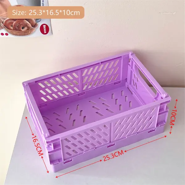 Foldable Storage Crate for Home Organization - Image 14