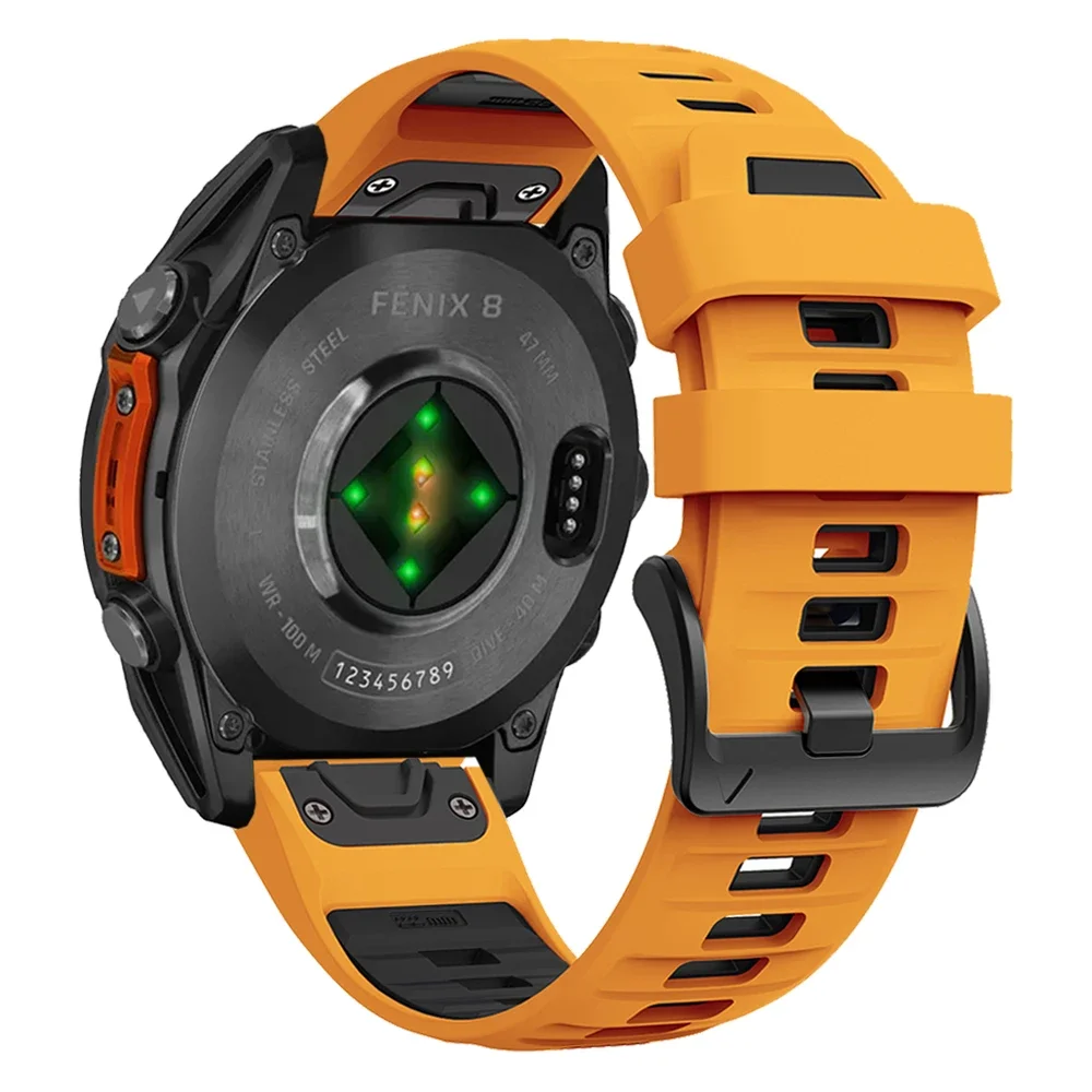 Two-Tone Silicone Strap for Garmin Watches 14 Two-Tone Silicone Strap for Garmin Watches - Image 14