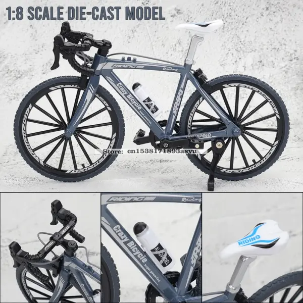 1:8 Alloy Bicycle Model with Parking Rack - Image 8