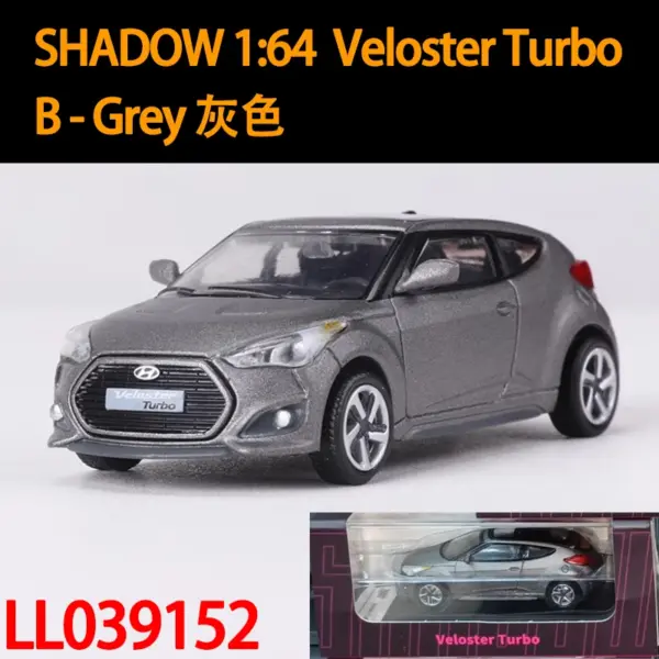 Welly Shadow 1:64 Veloster Turbo Diecast Model - Image 8