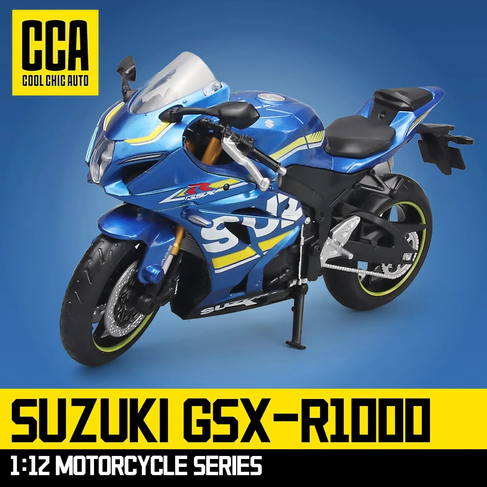 CCA 1:12 Suzuki GSX-R1000 Motorcycle Model 2 CCA 1:12 Suzuki GSX-R1000 Motorcycle Model - Image 2