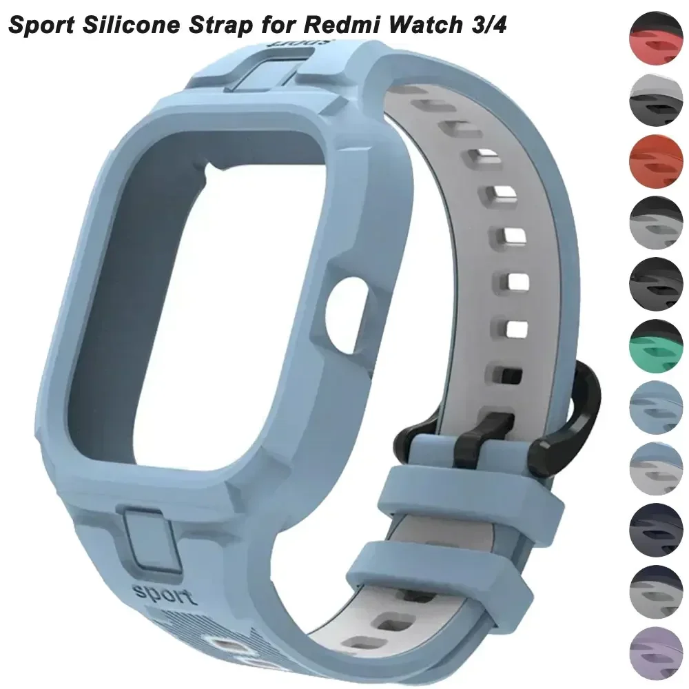 Sport Silicone Band for Xiaomi Redmi Watch 3/4 2 Sport Silicone Band for Xiaomi Redmi Watch 3/4 - Image 2