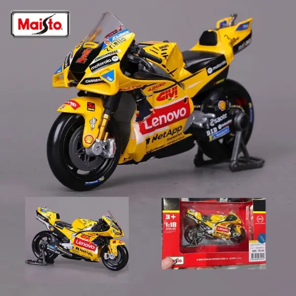 KTM Red Bull Motorcycle Model No. 33 1:18 Scale - Image 3