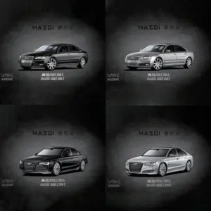 1/64 Scale Audi A8 D3/A8L D4 Diecast Model