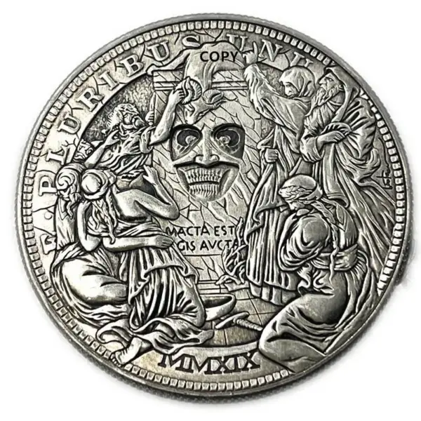 Movable Challenge Coin with Transforming Face - Image 5