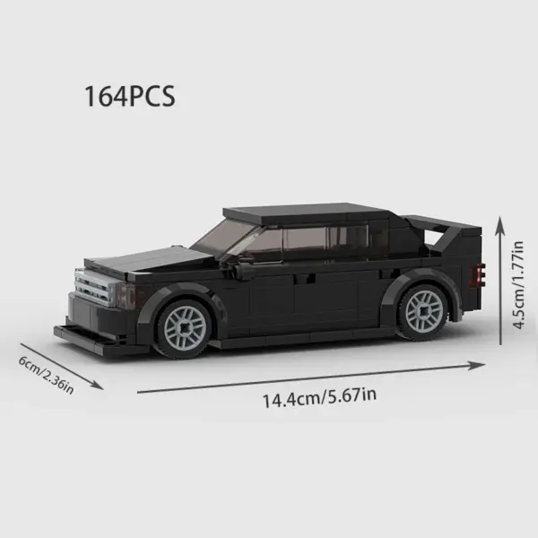 Stylized Building Block Toy Car - Image 65