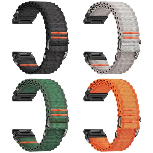 Nylon Loop Strap for Garmin Fenix and Tactix - Image 2