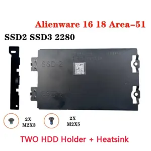 M.2 SSD Bracket Heatsink for Alienware 16, 18 13 Sf0028255752243e088562d9f5246b640T