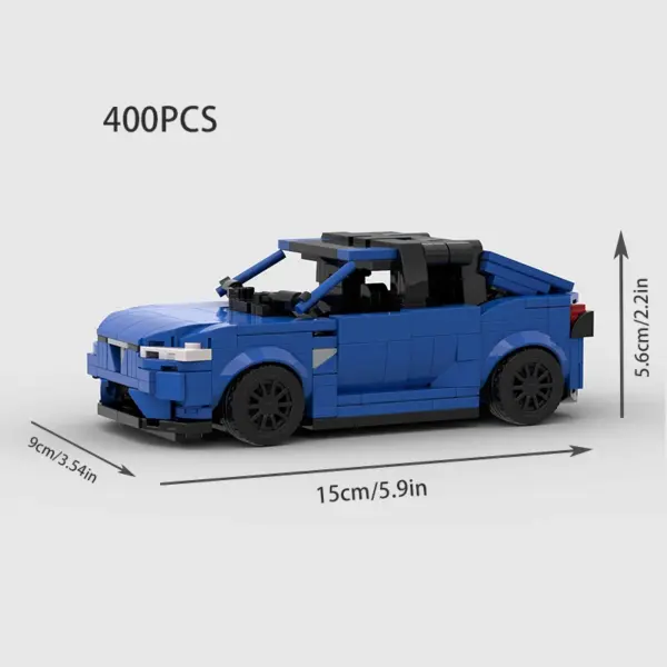 Stylized Building Block Toy Car - Image 51