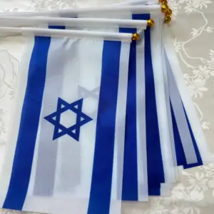 CZY Israel Hand-Waved Flag 14x21cm 9 Sf085b42c04b94345a4d7e622e6581513i