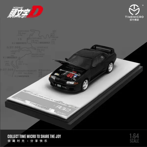 TimeMicro1:64 Initial D GTR R32 Diecast Model - Image 5