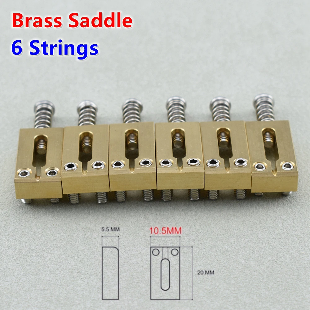 Electric Guitar Bridge Saddles Set 10.5MM/10.8MM 13 Electric Guitar Bridge Saddles Set 10.5MM/10.8MM - Image 13