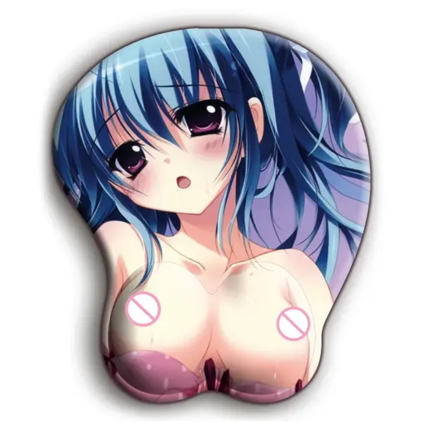 3D Silicone Anime Mouse Pad with Wrist Support - Image 7
