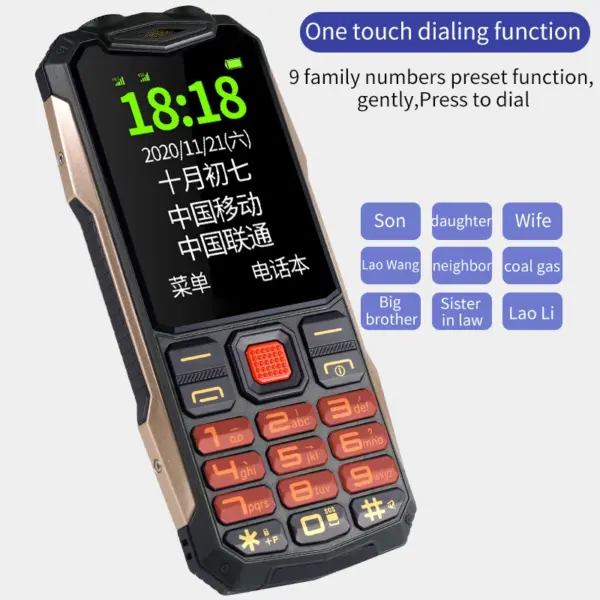 Rugged 2G GPS Phone with Torch and SOS - Image 4