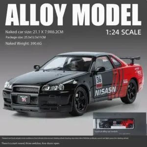 Diecast 1:24 GTR Skyline Floral Edition Model 11 Sf1a17169d1564b719fcdb349769a8fd8P