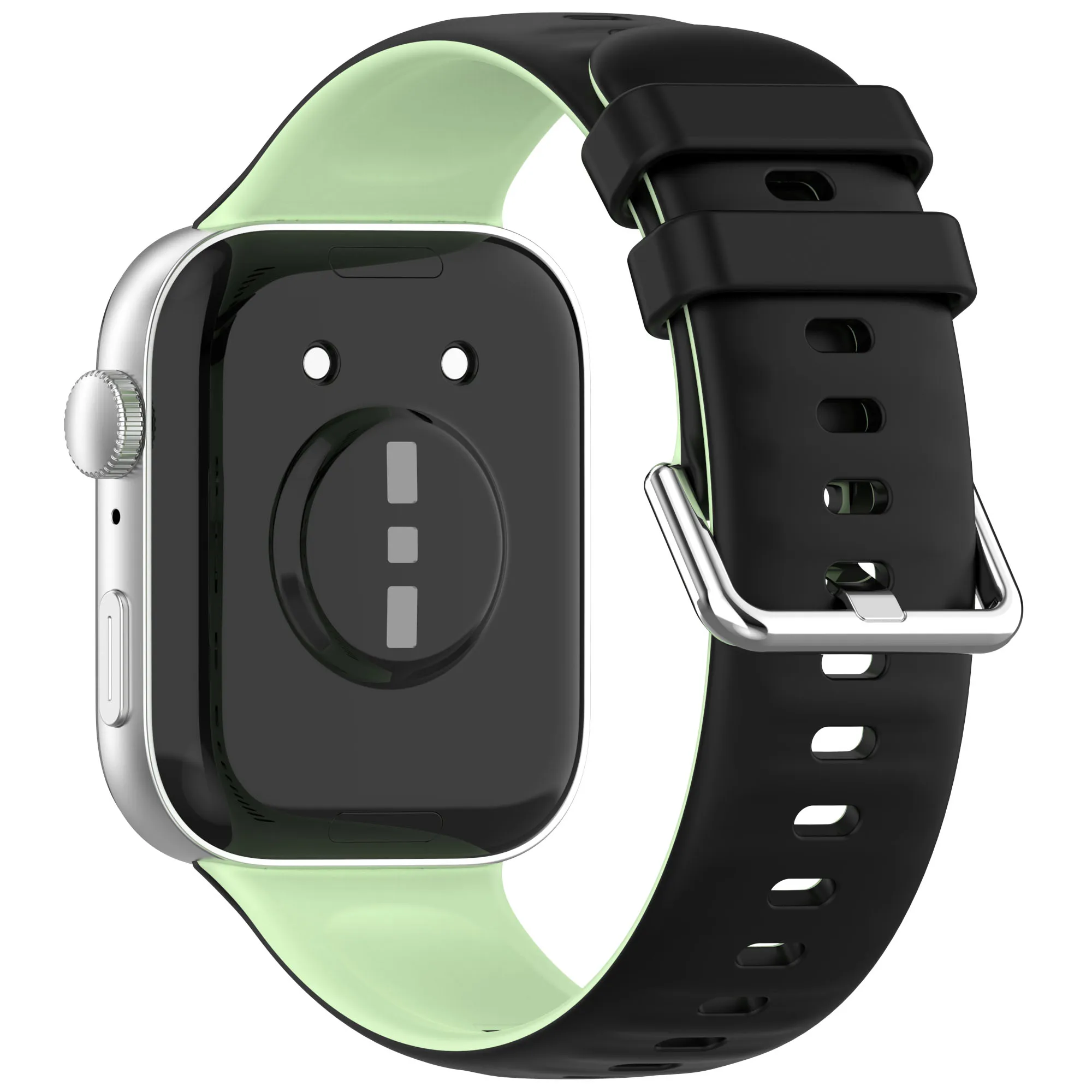 Two-Tone Silicone Strap for HUAWEI Fit 3 11 Two-Tone Silicone Strap for HUAWEI Fit 3 - Image 11