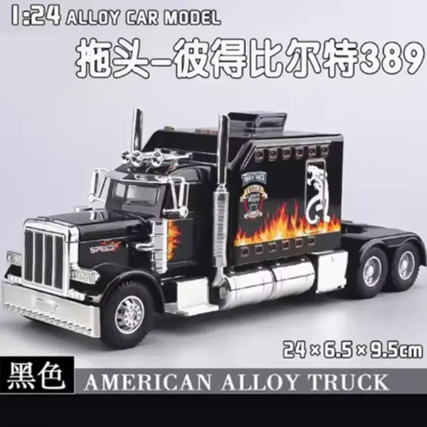 Diecast 1/24 Peterbilt 389 Truck Model - Image 2