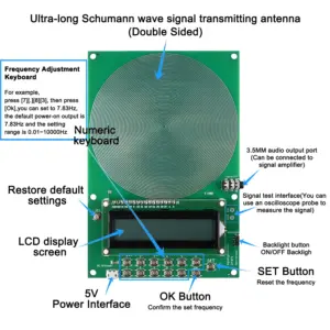 Adjustable Schumann Resonance Generator 7.83Hz 14 Sf27523d2023244d584d78339fee25c818