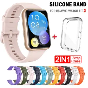 Silicone Watch Strap for Huawei Watch Fit 2