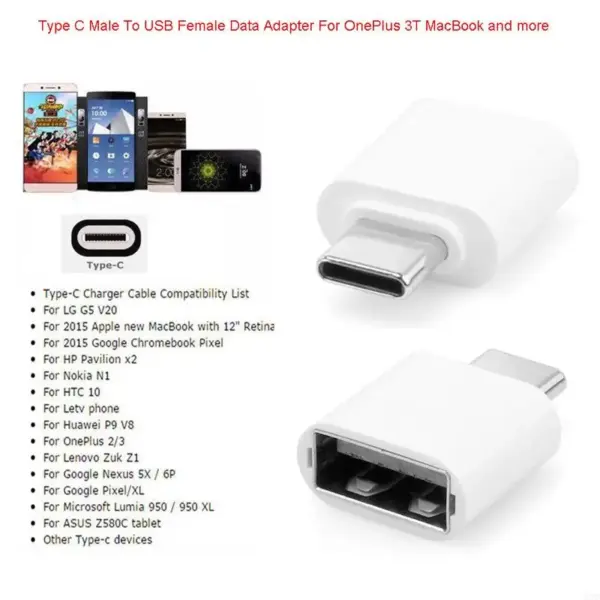 USB Type-C to USB-A Adapter Set of 4 - Image 5