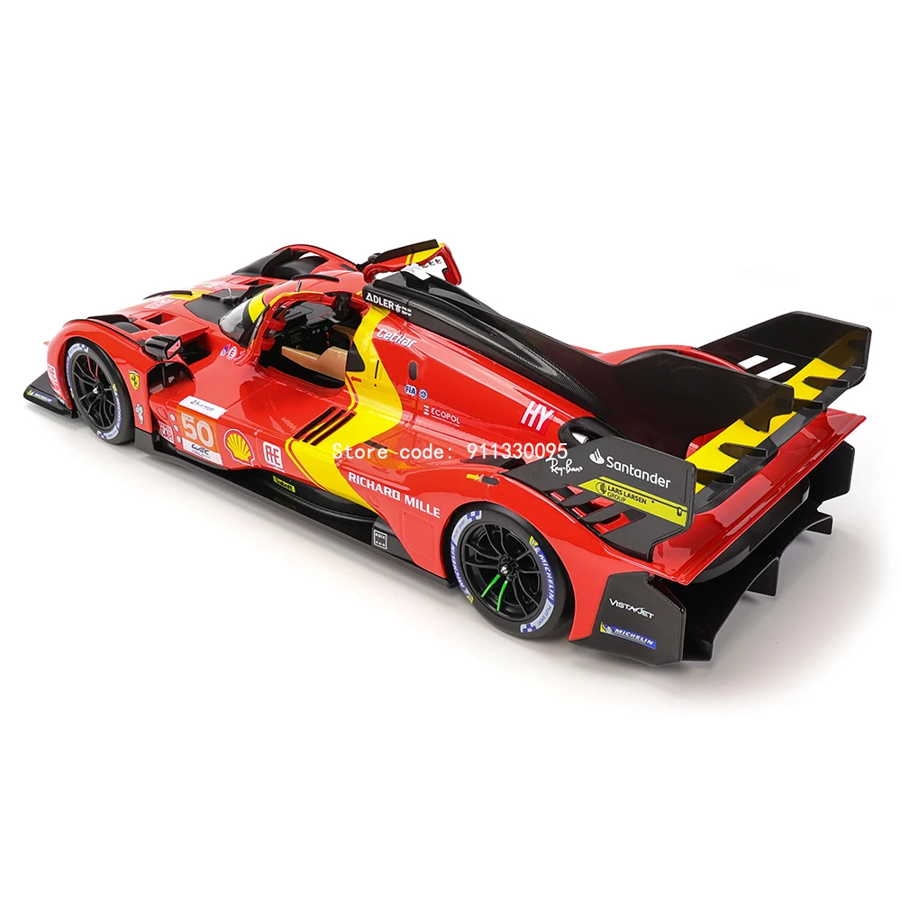 Bburago 1:18 Ferrari 499P Diecast Model 4 Bburago 1:18 Ferrari 499P Diecast Model - Image 4