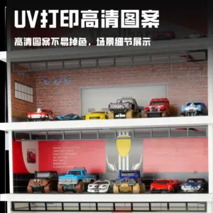 1/64 Scale Double-Deck Car Garage Diorama 16 Sf426703a2e9e4efb8e50fc1469bc1ad5O