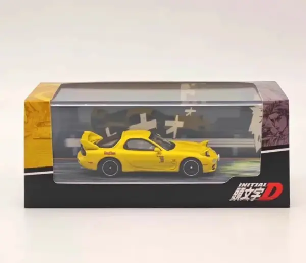 1/64 Alloy RX7 FD3S D RED SUNS Diecast Model Car - Image 9