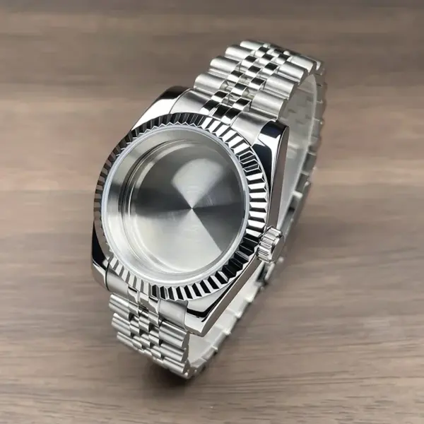Fluted Bezel Watch Case for NH35 NH36 Movement - Image 15