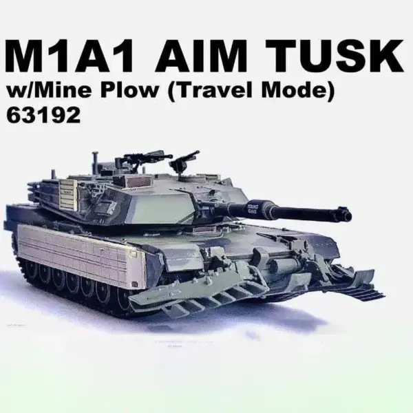 1:72 Scale M1A1 AIM TUSK Tank Model - Image 2