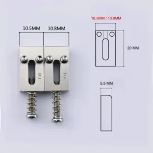 Electric Guitar Bridge Saddles Set 10.5MM/10.8MM 39 Sf49aa3b021da42d4a02859fd73971121n