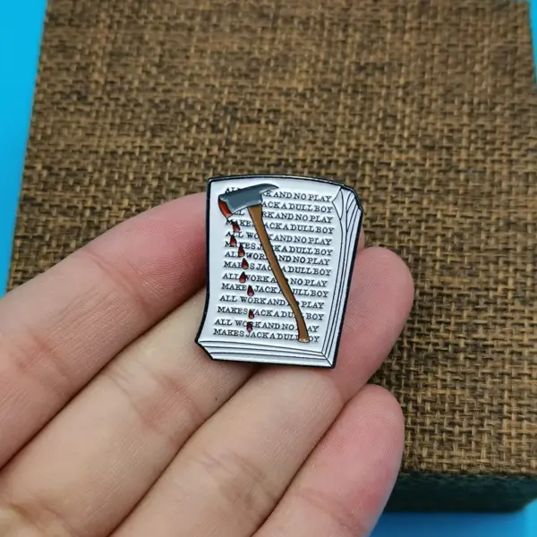 The Shining Geometric Enamel Brooch Pin Badge - Image 4