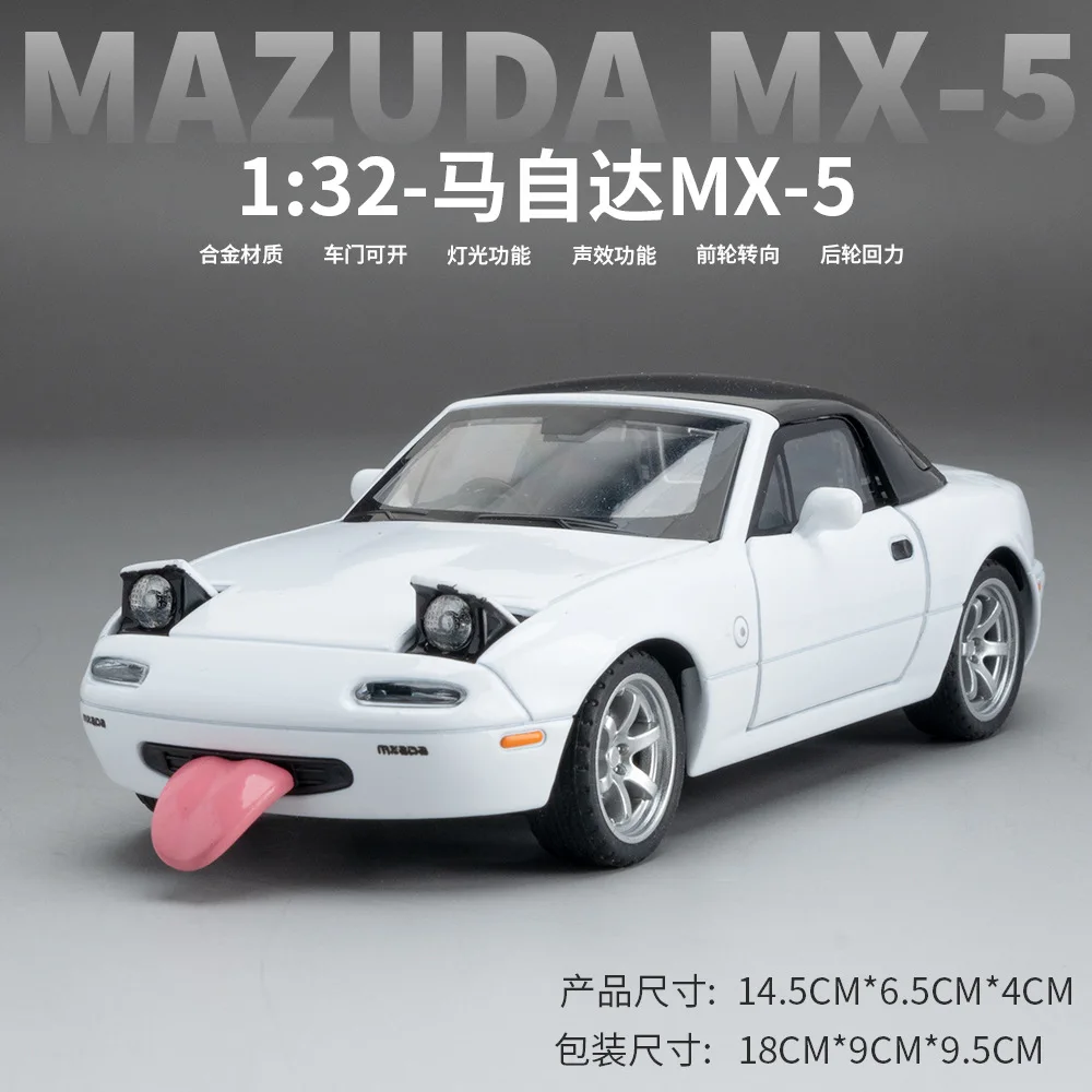 1:32 Scale Mazda MX5 Alloy Model Car 9 1:32 Scale Mazda MX5 Alloy Model Car - Image 9