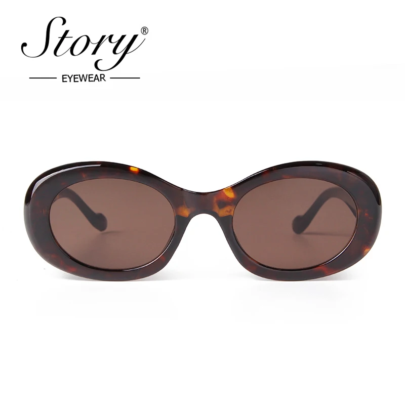 Vintage Tortoiseshell Oval Sunglasses S24111 2 Vintage Tortoiseshell Oval Sunglasses S24111 - Image 2