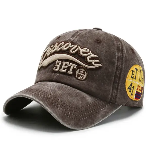 Summer Unisex Cotton Baseball Cap with Letter Embroidery - Image 8
