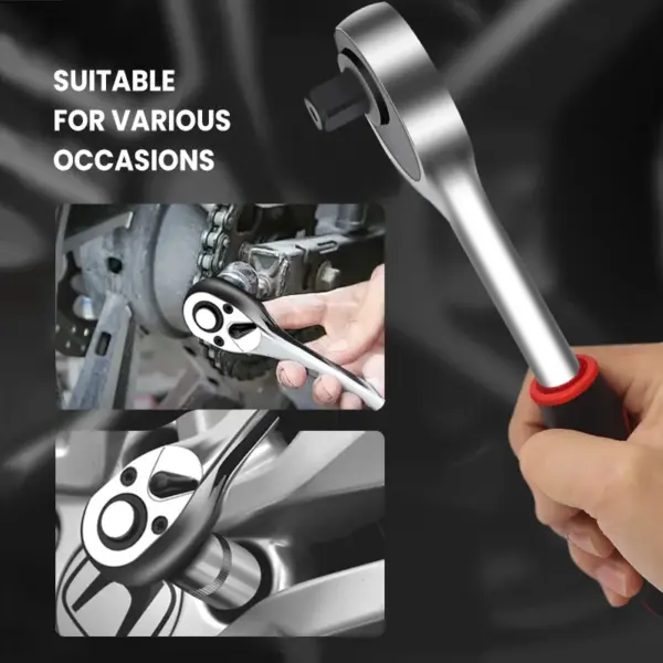 12PCS Multifunctional Ratchet Socket Wrench Set - Image 6