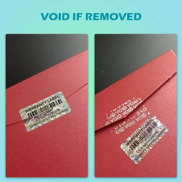 Tamper Proof Holographic Security Stickers 300pcs - Image 2
